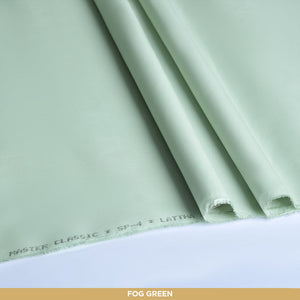 Sp-4 Fog Green Unstitched-Summer'24 Master Fabric Fog Green 100% COTTON LATHA Length-4.50 Meter Width-52 Inches+