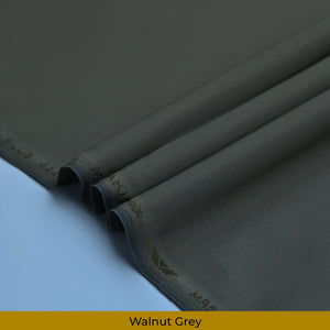 Boski Walnut Grey Unstitched-Summer'22 Master Fabric Walnut Grey Boski Length-4.25 Meter Width-56 Inches+
