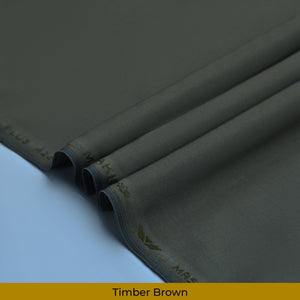 Boski Timber Brown Unstitched-Summer'22 Master Fabric Timber Brown Boski Length-4.25 Meter Width-56 Inches+