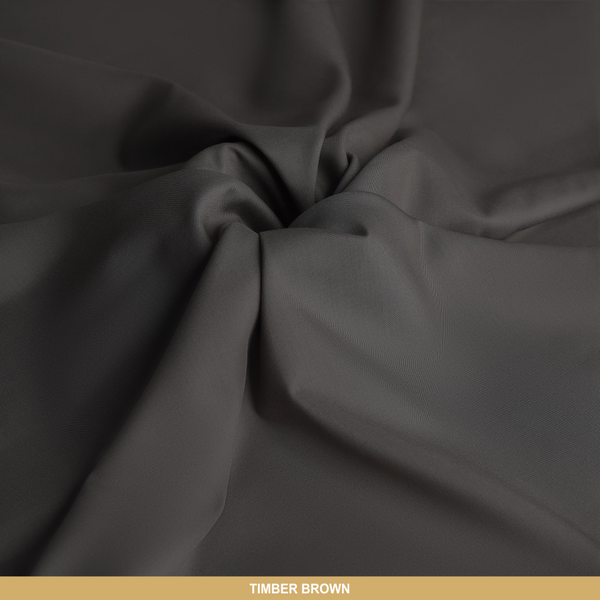 BELO Unstitched-Summer'22 Master Fabric Timber Brown Wash & Wear Length-4.25M Width-56 Inches+