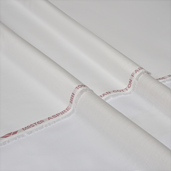 ASPIRE Unstitched-Summer'22 Master Fabric Jasmine Off White Egyptian Cotton Length-4.5M Width-54 Inches+