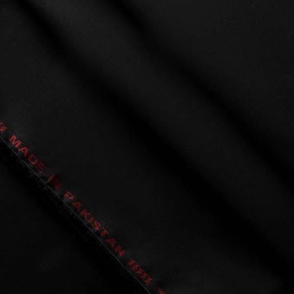 Opal Unstitched-Summer'22 Master Fabric Carbon Black 100% Pure Cotton Length-4.5M Width-55M Inches+