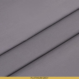 Sigma Unstitched-Summer'22 Master Fabric Platinum Grey Egyptian Giza Latha Length-4.5M Width-54M+