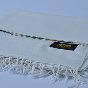 MLS-11-WOOL  BLEND Shawl'24 Master Fabric White  