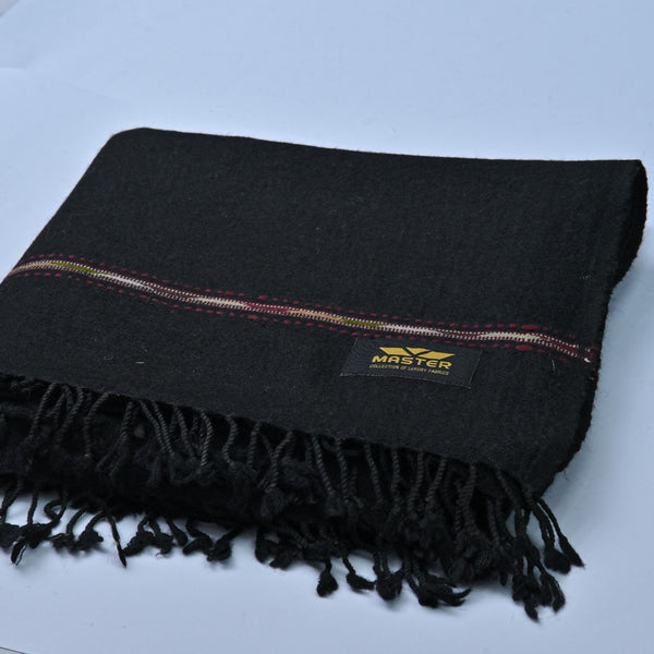 MLS-32-AUSTRALIAN WOOL Shawl'24 Master Fabric Black-553  