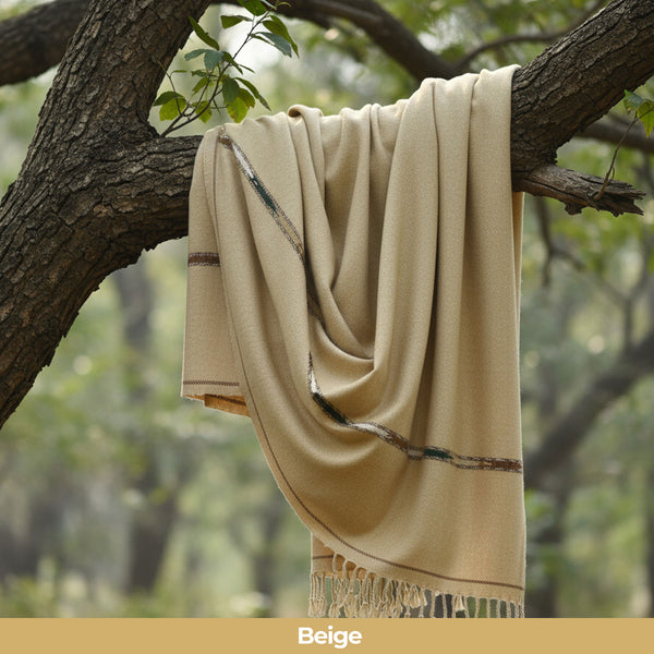 CLASSIC WOOL BLENDED Winter'25 Master Fabric Beige Australian Wool Width 1.25 Meter Lenth 2.75 Meter