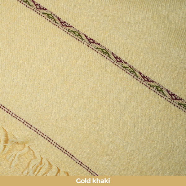 CLASSIC WOOL BLENDED Winter'25 Master Fabric Gold Khaki Australian Wool Width 1.25 Meter Lenth 2.75 Meter