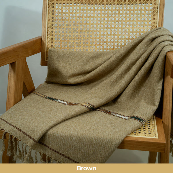 CLASSIC WOOL BLENDED Winter'25 Master Fabric Brown Australian Wool Width 1.25 Meter Lenth 2.75 Meter