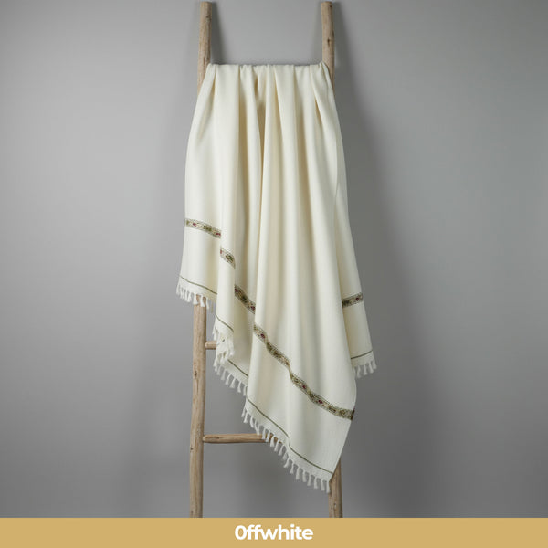 CLASSIC WOOL BLENDED Winter'25 Master Fabric Off White Australian Wool Width 1.25 Meter Lenth 2.75 Meter