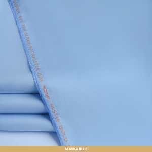 BOLD Unstitched-Summer'22 Master Fabric Alaska-Blue Latha Length-4.5M Width-55 Inches+
