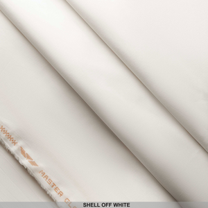 Glorious Unstitched-Summer'22 Master Fabric Shell Offwhite EGYPTION COTTON Length-5M Width-52 Inches+